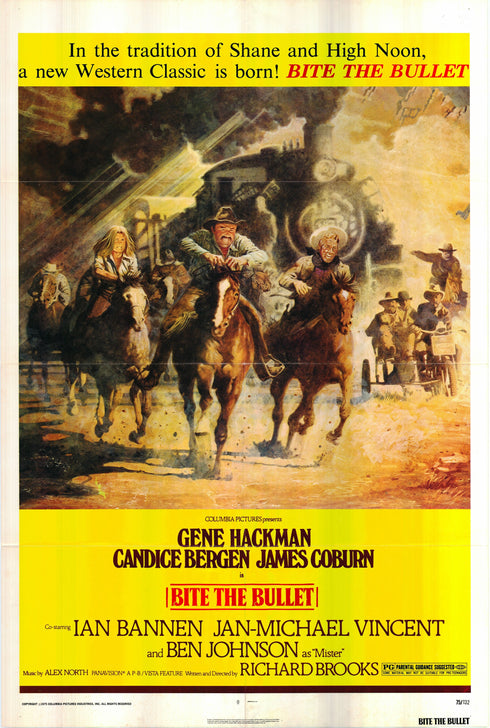 bite the bullet 1975 one sheet poster folded
